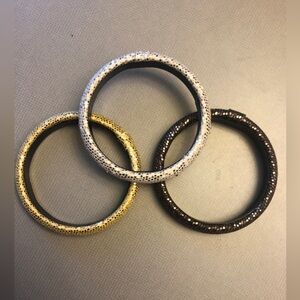 ✨✨✨Set of 3 Sparkly Bangle Bracelets